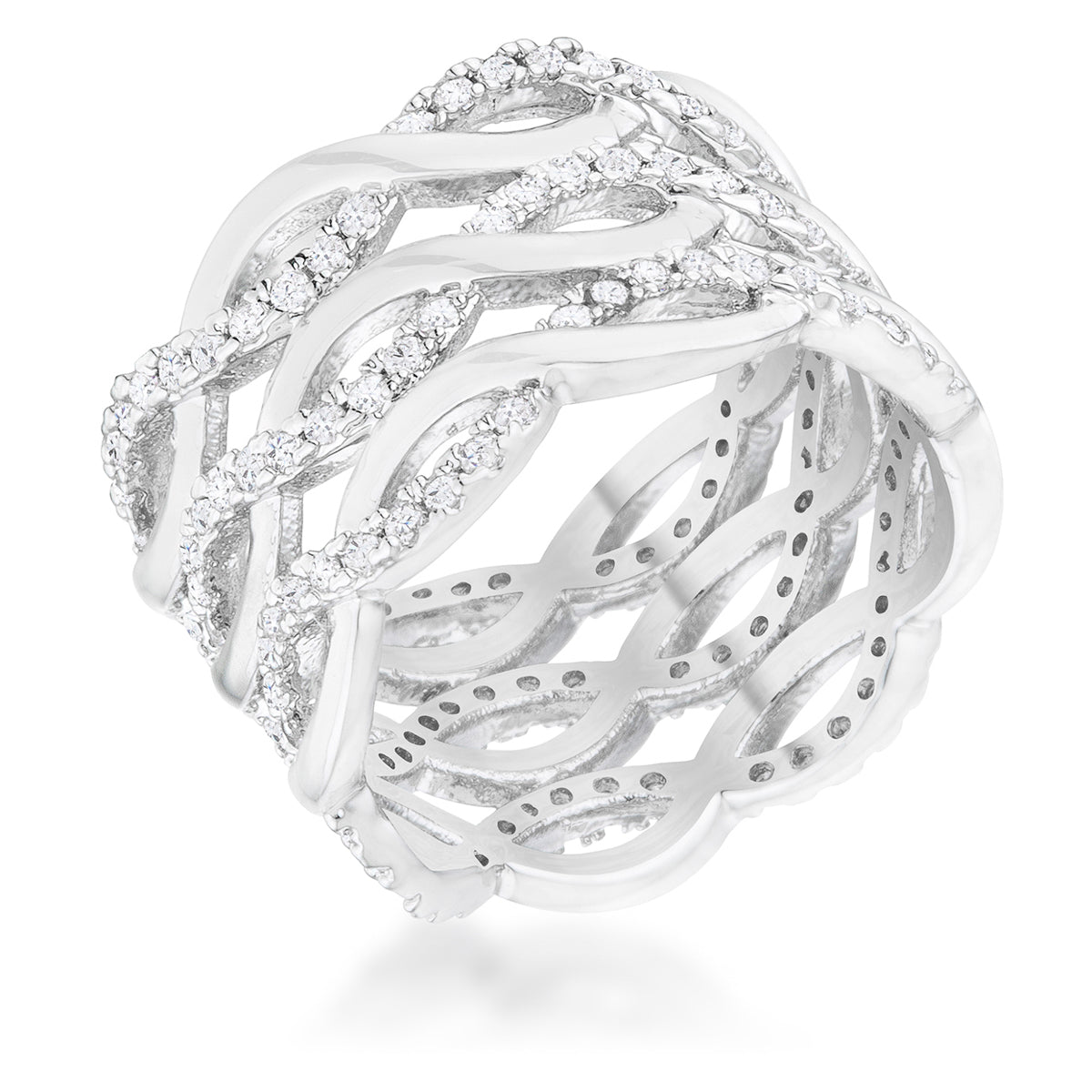 Selena Twist Ring | Silver