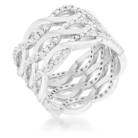 Selena Twist Ring | Silver