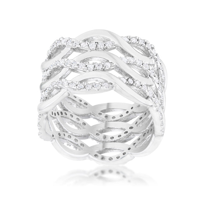 Selena Twist Ring | Silver