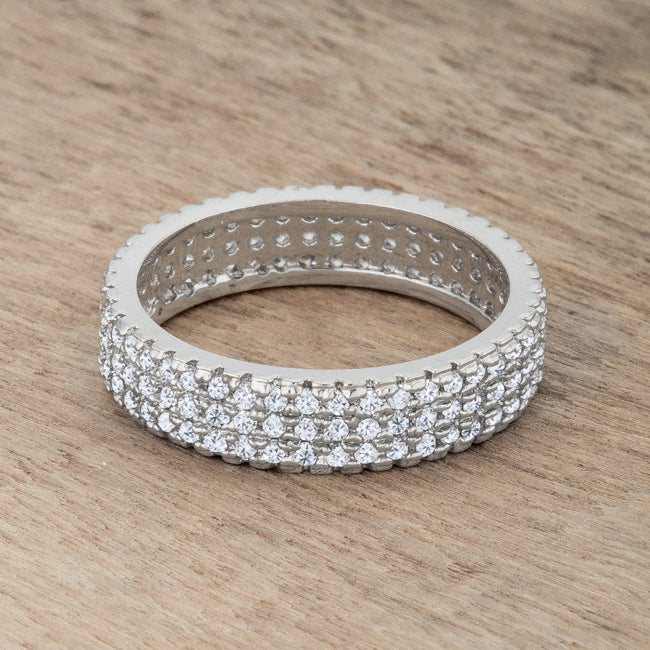 Cher Classic Band Ring | Silver