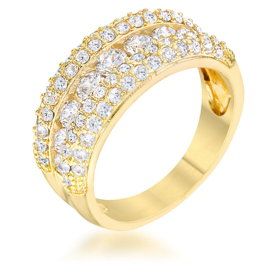 Luna Gold Classic Band Ring