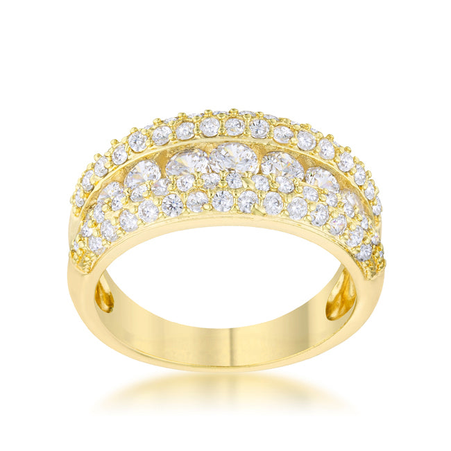 Luna Gold Classic Band Ring