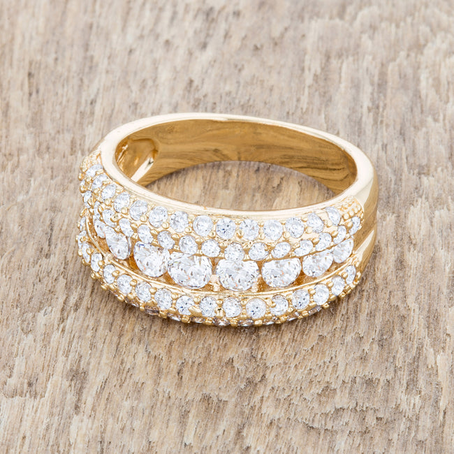 Luna Gold Classic Band Ring