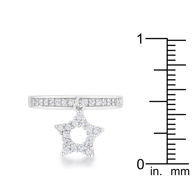 Star Charm Band Ring