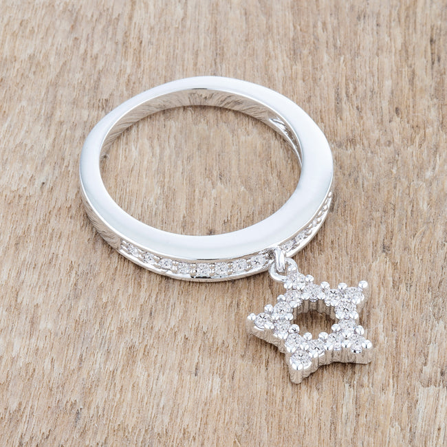 Star Charm Band Ring