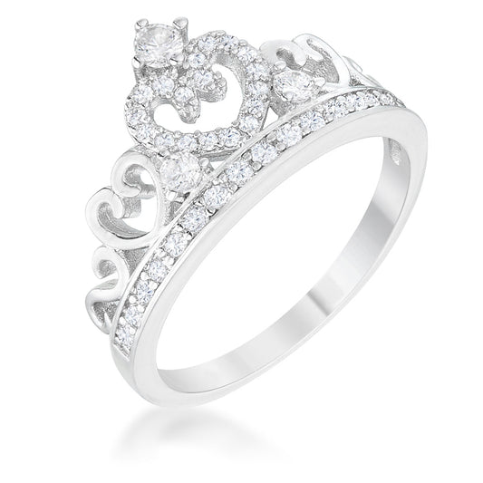 Aurora Heart Crown Ring