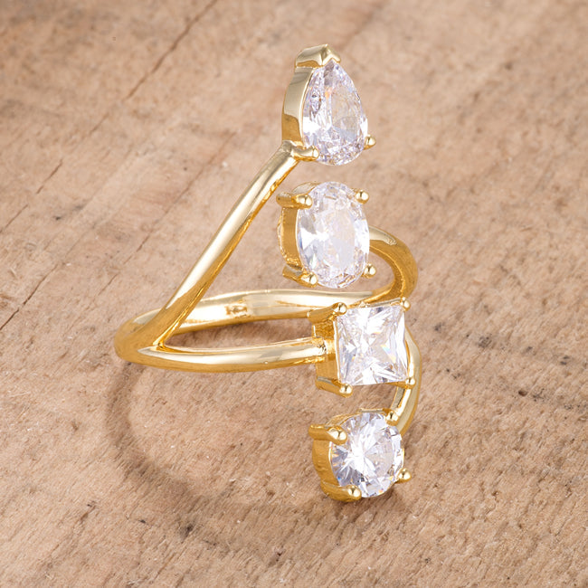 Jayce Four Stone Ring | Gold