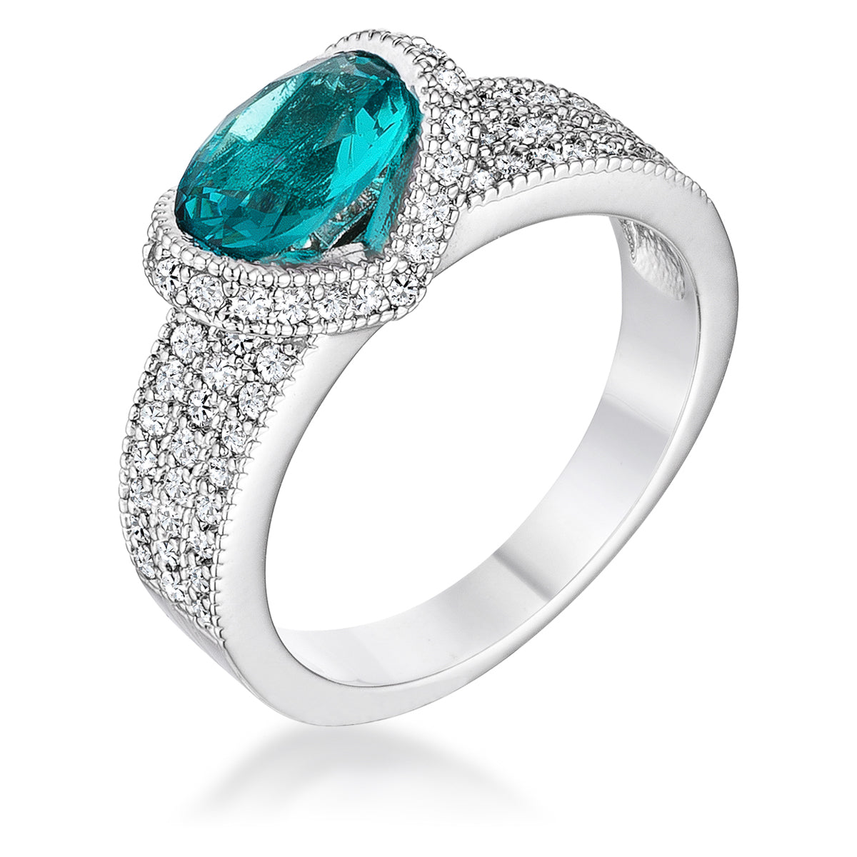 Lucy Ring | Aqua | Silver