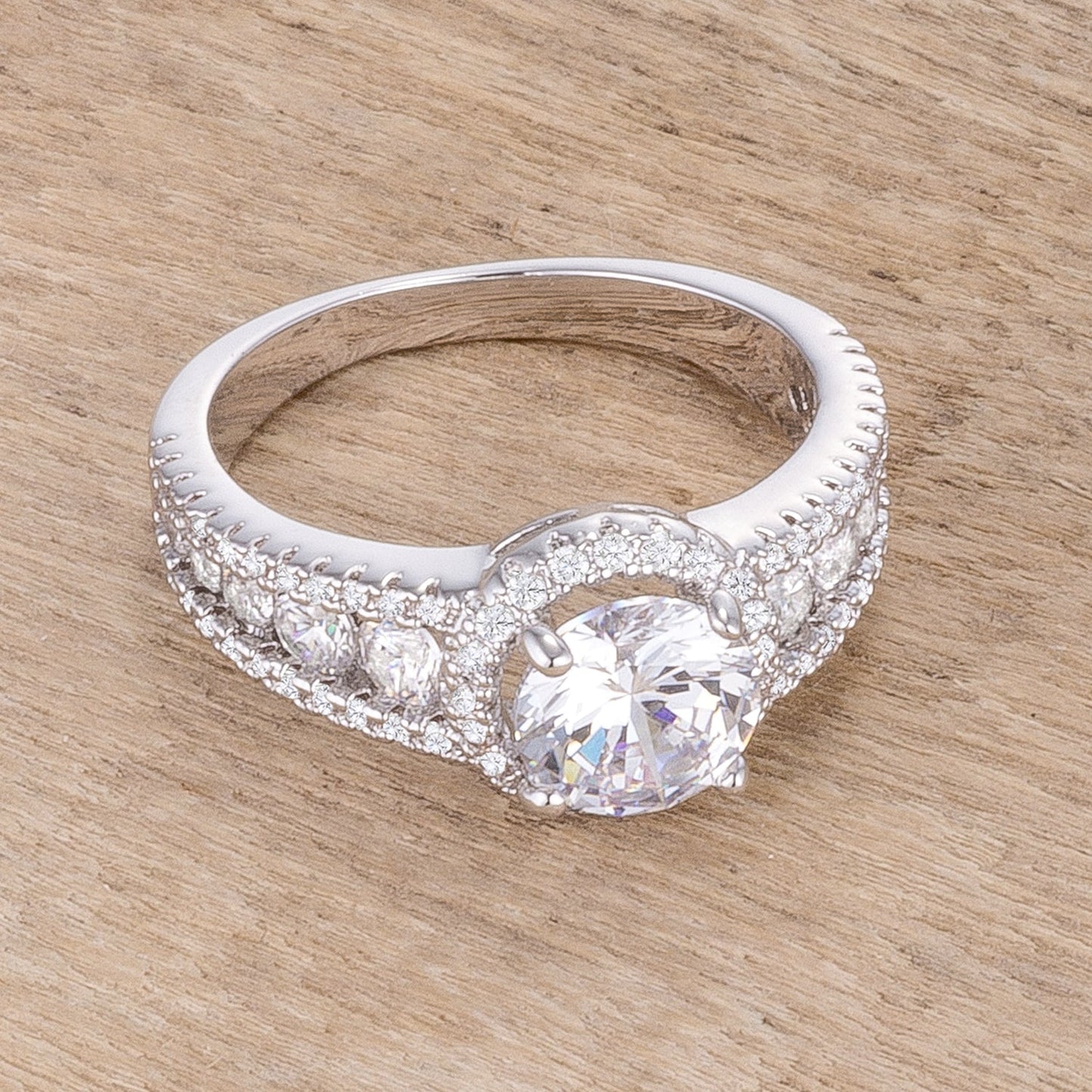 Solitaire Halo Ring