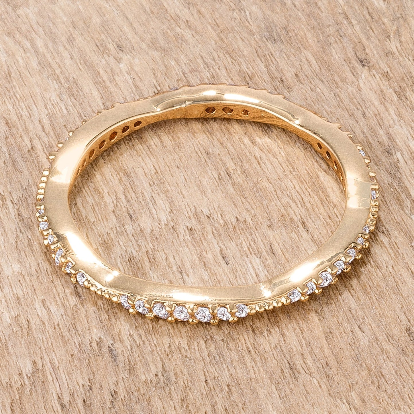 Dainty Stackable Eternity Ring