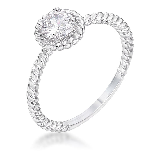 Twilight Solitaire Ring