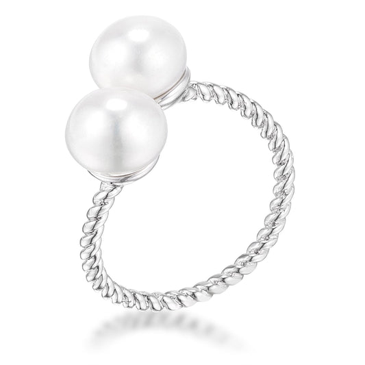 Margot Pearl Wrap Adjustable Ring