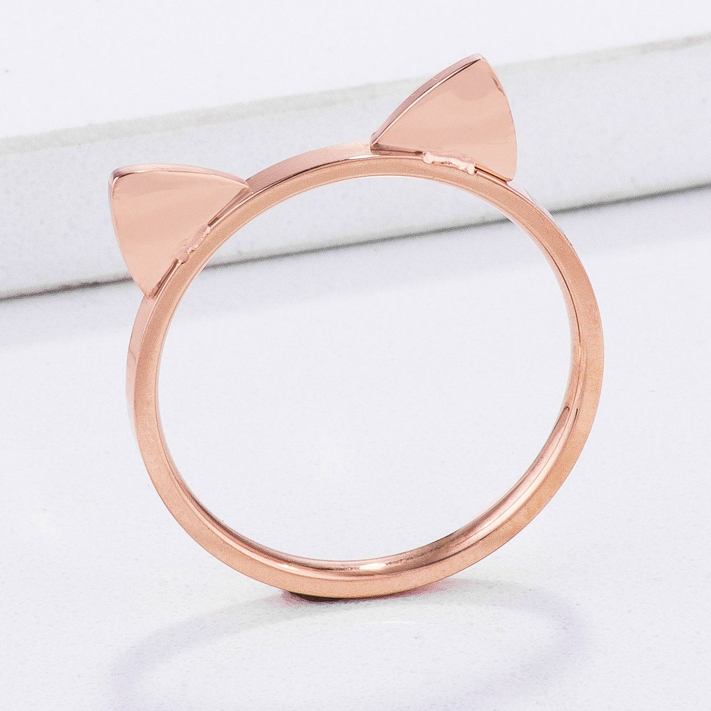 Kitty Ears Ring | Rose Gold