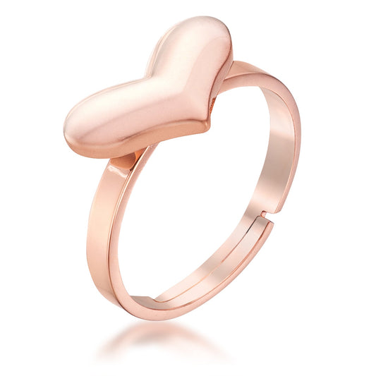 Adora Adjustable Ring| Rose Gold