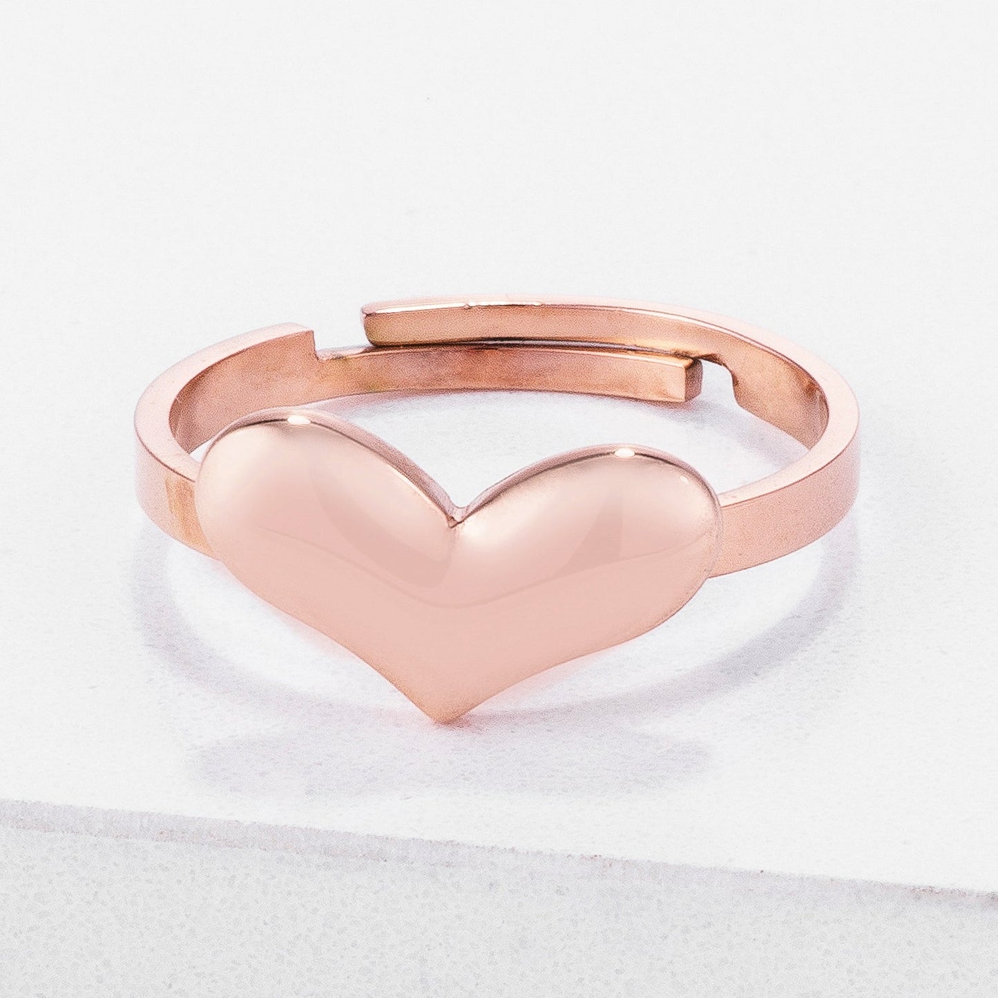 Adora Adjustable Ring| Rose Gold