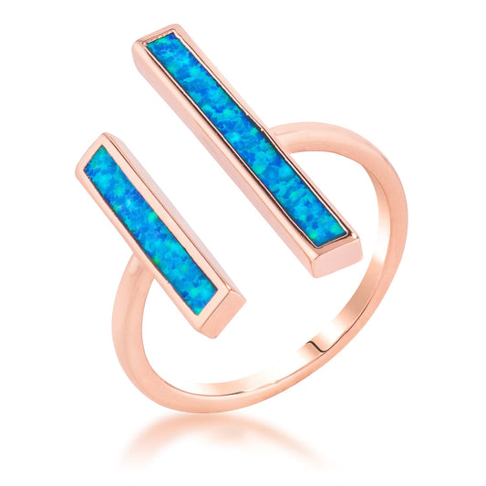 Angel Blue Ring | Rose Gold