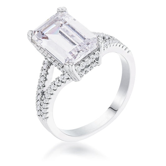 Moira Elongated Emerald Cut Ring