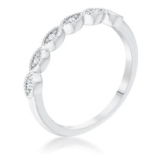 Marquise Ring | Stackable Silver